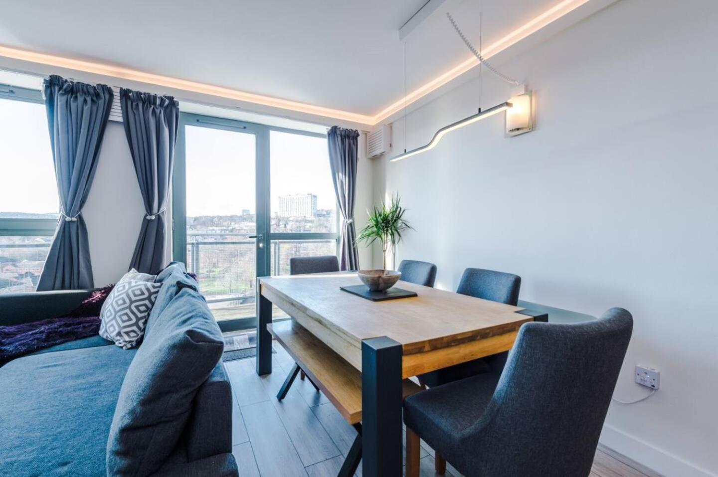High-Spec Penthouse Central Free Parking Space Шеффілд Екстер'єр фото