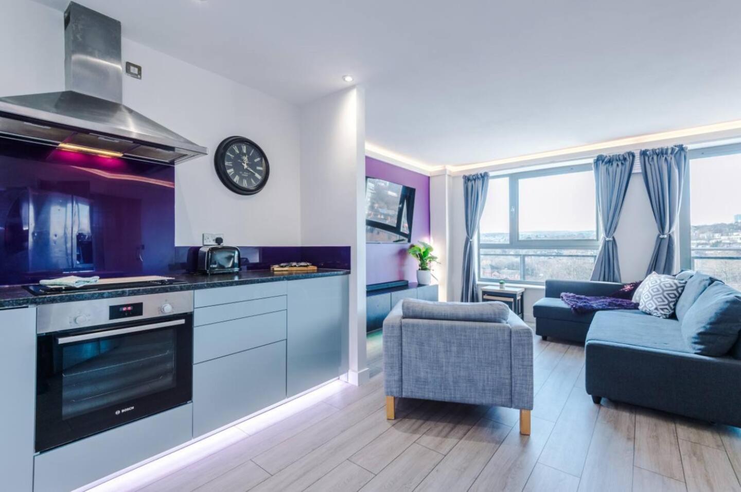 High-Spec Penthouse Central Free Parking Space Шеффілд Екстер'єр фото