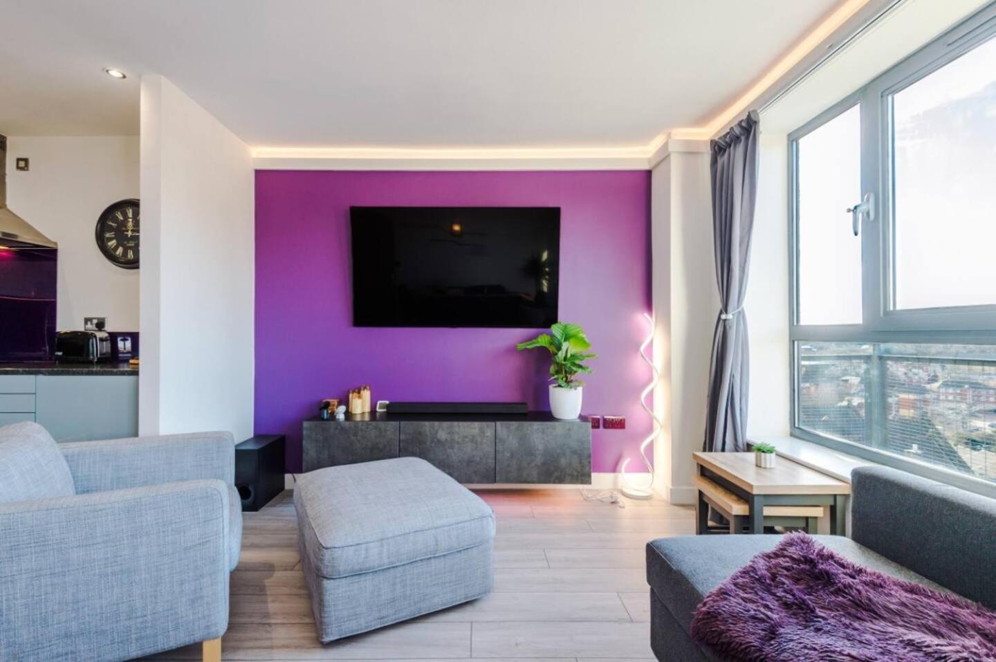 High-Spec Penthouse Central Free Parking Space Шеффілд Екстер'єр фото